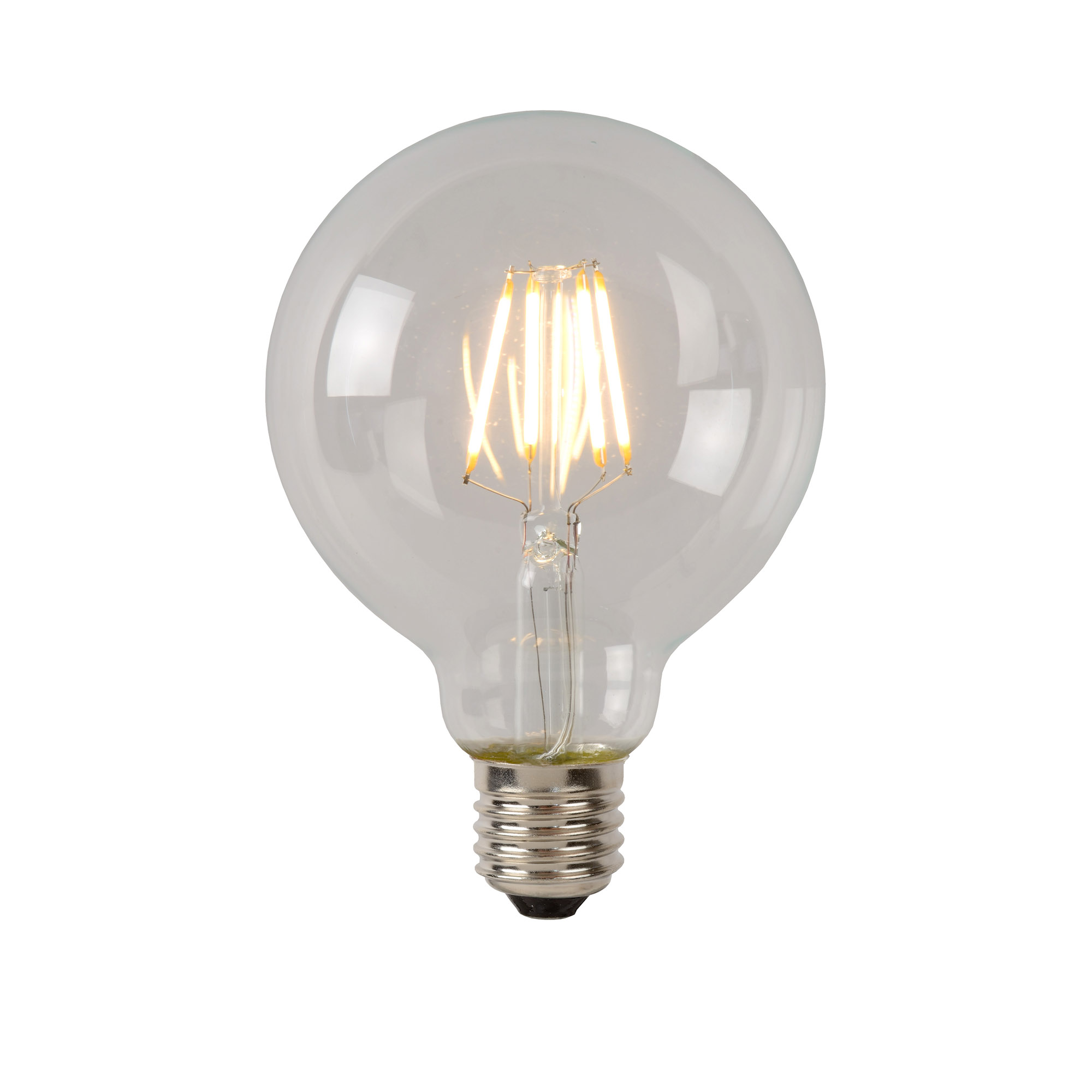 Lucide Led Bulb Filament Lamp Ø9,5Cm Led Dimbaar 1X5W 2700K Transparant