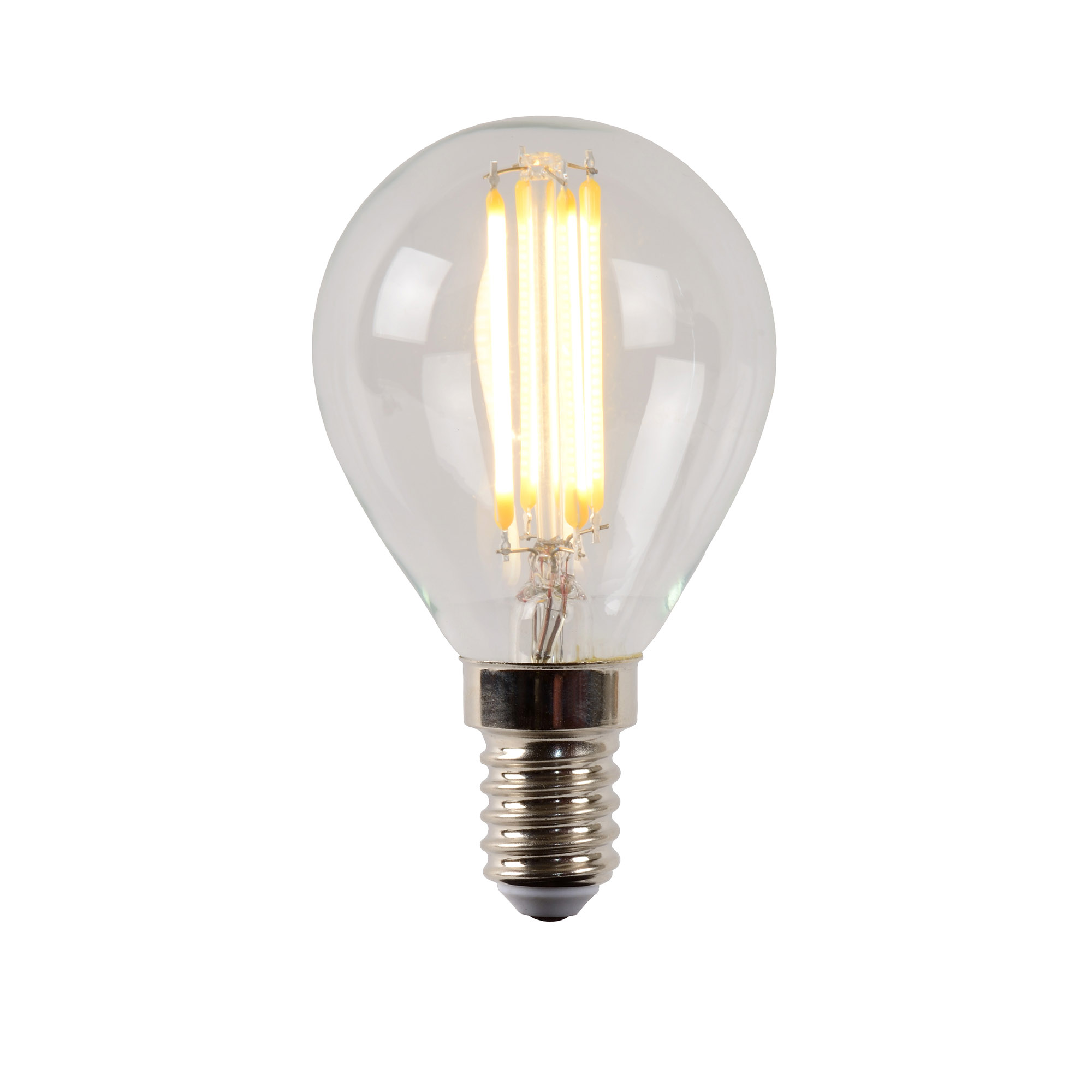 Lucide Led Bulb Filament Lamp Ø4,5Cm Led Dimbaar E14 1X4W 2700K