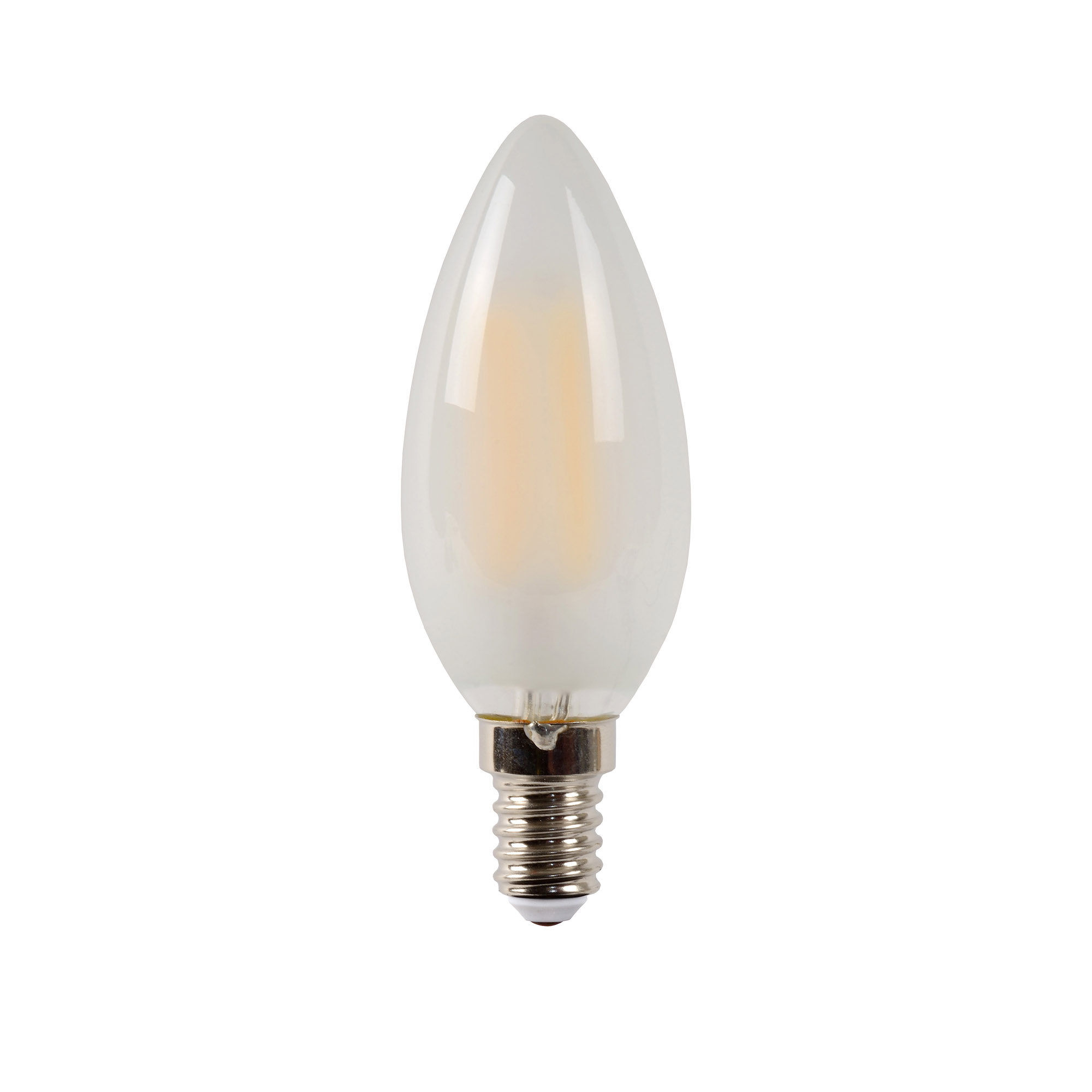 Lucide Led Bulb Filament Lamp Ø4Cm Led Dimbaar E14 1X4W 2700K Mat